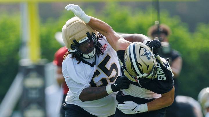 New Orleans Saints guard Jeremiah Wright  