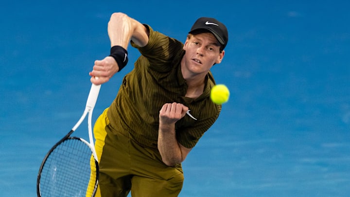 Jannik Sinner is looking to continue his march to a three-peat at the Australian Open.