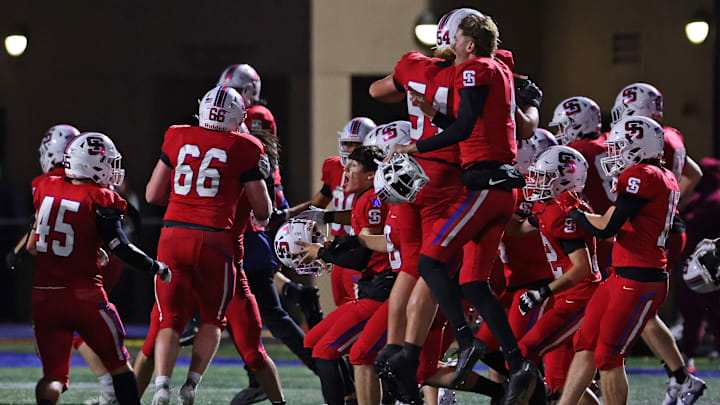 After last week (shown here) stunning Serra to win a WCAL opener, the cardiac Wildcats fought back Friday from a 21-0 deficit to beat Riordan, 31-28. 