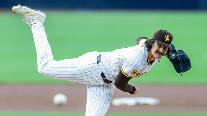 San Diego Padres starting pitcher Dylan Cease (84) throws a pitch during the first inning against the Colorado Rockies at Petco Park on Sept. 13.