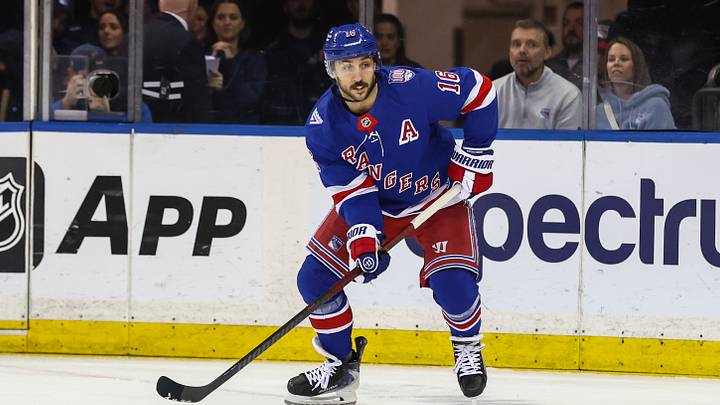 Apr 2, 2026; New York, New York, USA; New York Rangers center Vincent Trocheck (16) at Madison Square Garden. Mandatory Credit: Wendell Cruz-Imagn Images Apr 2, 2026; New York, New York, USA; New York Rangers center Vincent Trocheck (16) at Madison Square Garden. Mandatory Credit: Wendell Cruz-Imagn Images