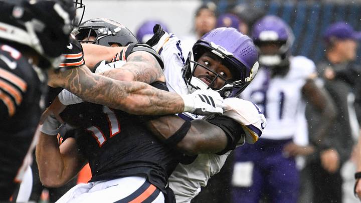This play when Will Turner sacked Tyson Bagent with a questionable body slam was incorrectly assumed to have caused a concussion. Bears coach Ben Johnson suspected it occurred on an earlier play. This play when Will Turner sacked Tyson Bagent with a questionable body slam was incorrectly assumed to have caused a concussion. Bears coach Ben Johnson suspected it occurred on an earlier play.