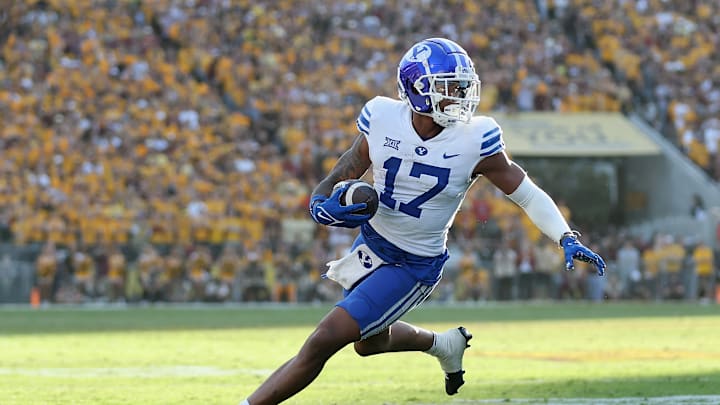 BYU's Keelan Marion runs the ball against Arizona State