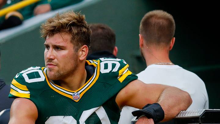 Green Bay Packers defensive end Lukas van Ness (90) is carted off the field with an injury during a game against the Cincinnati Bengals on Sunday, October 12, 2025, at Lambeau Field in Green Bay, Wis. The Packers won the game, 27-18.
Tork Mason/USA TODAY NETWORK-Wisconsin