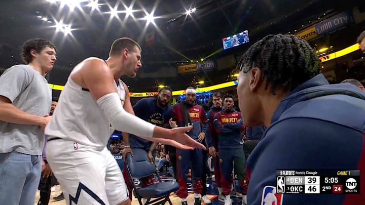Nikola Jokic and the Denver Nuggets on May 5, 2025.
