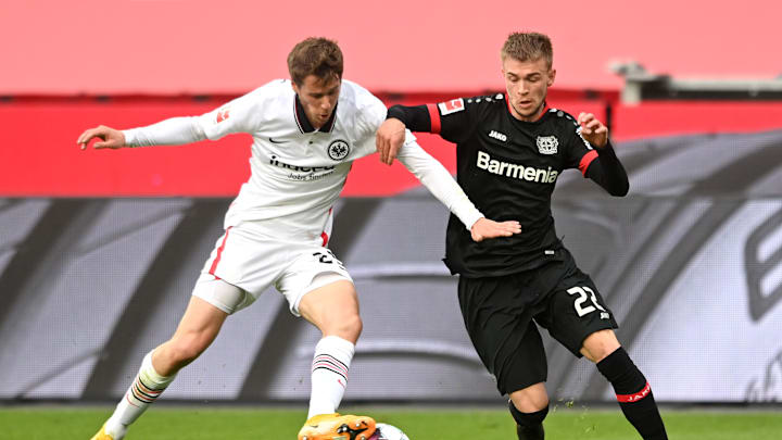 Hier kämpfen Bayer und Frankfurt noch gegeneinander, am Donnerstag kämpfen beide einzeln um das Weiterkommen in der Europa League.