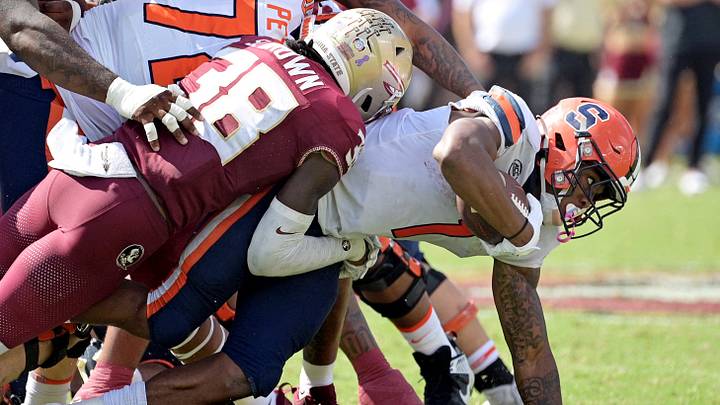 Syracuse football 2028 4-star commit Omari Lawson will take game-day visits this fall to 'Cuse and two Florida schools. Syracuse football 2028 4-star commit Omari Lawson will take game-day visits this fall to 'Cuse and two Florida schools.