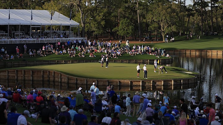 Players Championship drama peaks on the famed island-green 17th hole.