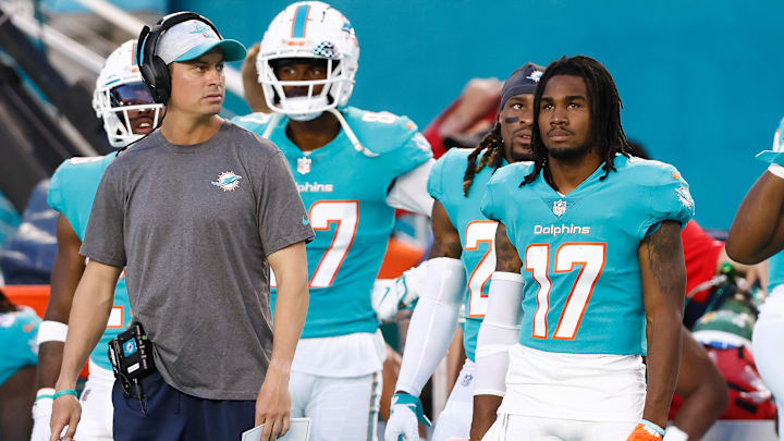 Ex-Dolphins RB Raheem Mostert could be a free agent target thanks to his connections to Tampa Bay Buccaneers OC Josh Grizzard. 