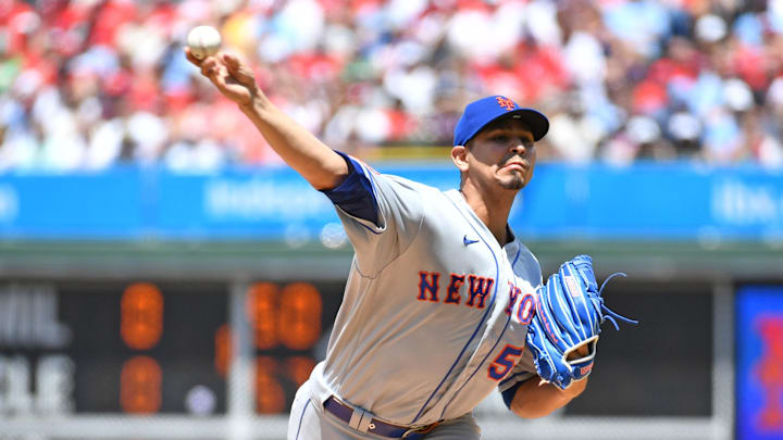 Jun 25, 2023; Philadelphia, Pennsylvania, USA; New York Mets starting pitcher Carlos Carrasco (59)
