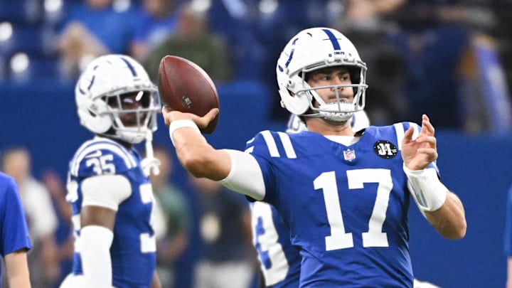 Indianapolis Colts quarterback Daniel Jones