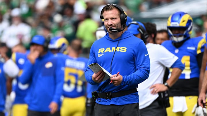 Los Angeles Rams head coach Sean McVay 