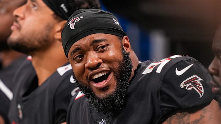 Atlanta Falcons defensive end Jonathan Bullard