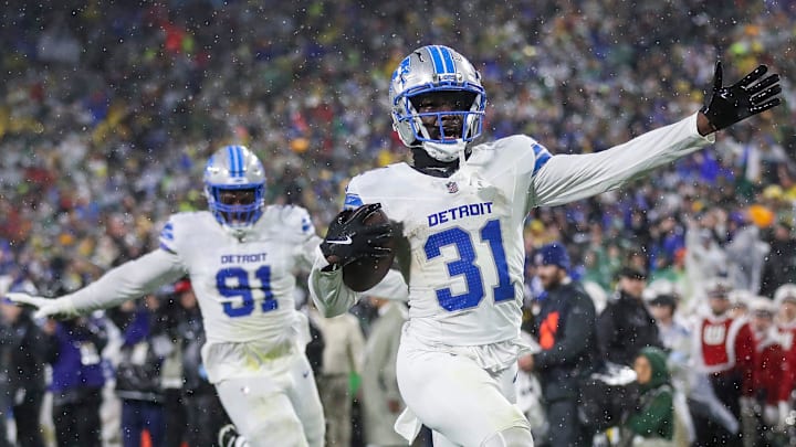 Detroit Lions safety Kerby Joseph (31).