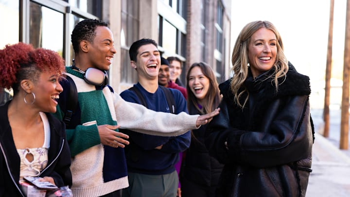SO YOU THINK YOU CAN DANCE: Host Cat Deeley with contestants in the “Auditions: Day 2” episode of SO YOU THINK YOU CAN DANCE airing Monday, March 11, (9:01-10:00 PM ET/PT) on FOX. © 2024 Fox Media LLC. CR: Nathan Bolster/FOX.
