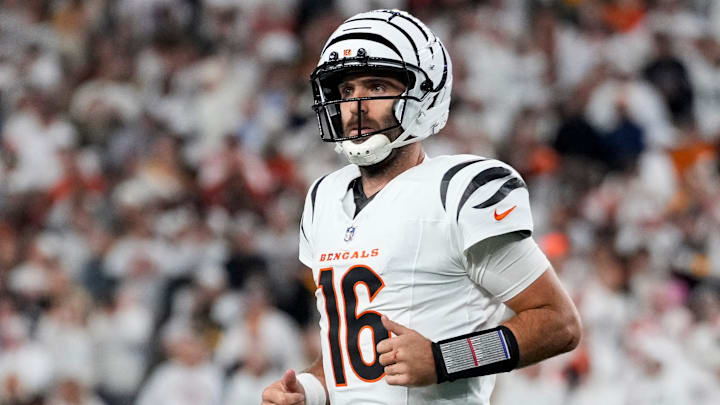 Cincinnati Bengals quarterback Joe Flacco.
