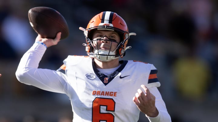 Former Syracuse football record-setting quarterback Kyle McCord is heading back home to play for the Super Bowl champions.