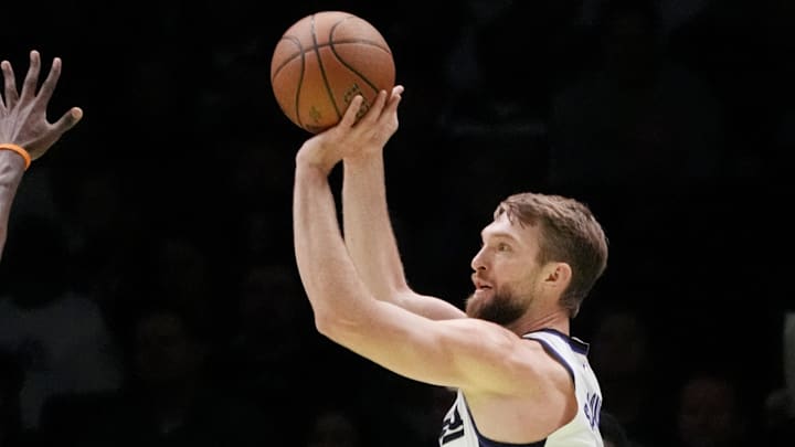 Nov 14, 2025; Minneapolis, Minnesota, USA; Sacramento Kings center Domantas Sabonis (11) shoots against the Minnesota Timberwolves in the first quarter at Target Center. Mandatory Credit: Bruce Kluckhohn-Imagn Images Nov 14, 2025; Minneapolis, Minnesota, USA; Sacramento Kings center Domantas Sabonis (11) shoots against the Minnesota Timberwolves in the first quarter at Target Center. Mandatory Credit: Bruce Kluckhohn-Imagn Images