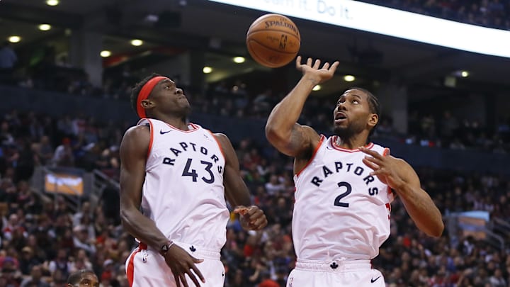 Kawhi Leonard and Pascal Siakam, Toronto Raptors Kawhi Leonard and Pascal Siakam, Toronto Raptors