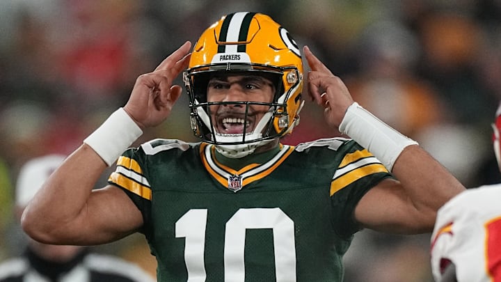 Green Bay Packers quarterback Jordan Love.