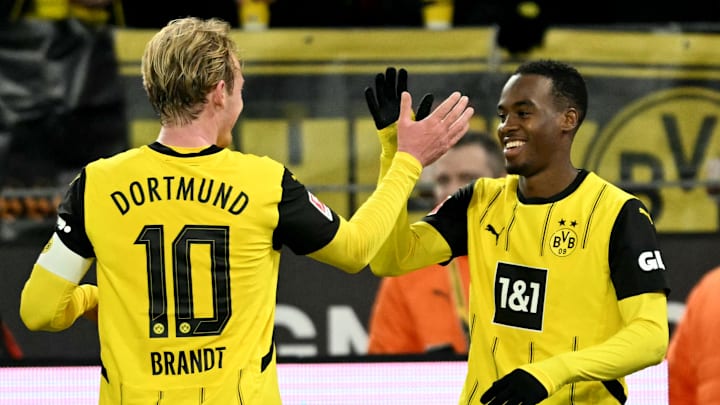Julian Brandt und Jamie Gittens
