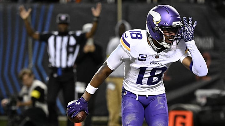 Minnesota Vikings wide receiver Justin Jefferson 