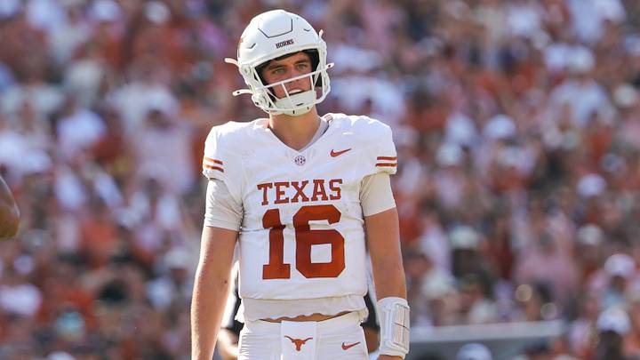 Texas quarterback Arch Manning, the consensus No. 1 recruit in class of 2023, and the Longhorns lost their rivalry game to Oklahoma on Saturday. Texas quarterback Arch Manning, the consensus No. 1 recruit in class of 2023, and the Longhorns lost their rivalry game to Oklahoma on Saturday.