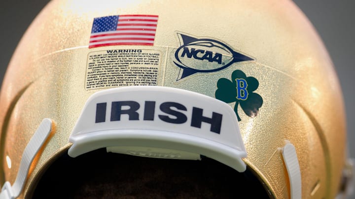 The Notre Dame Fighting Irish flipped a top USF recruit  Credit: Matt Cashore-Imagn Images