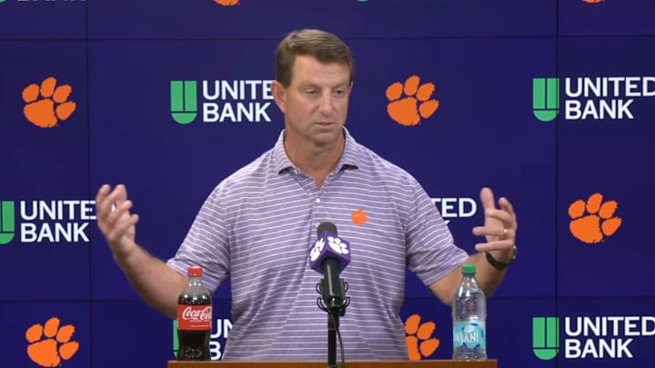 Swinney's comments came during a Tuesday press conference.