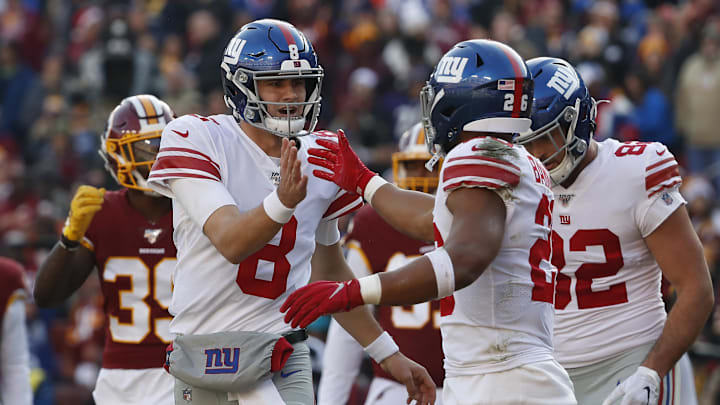 New York Giants quarterback Daniel Jones.