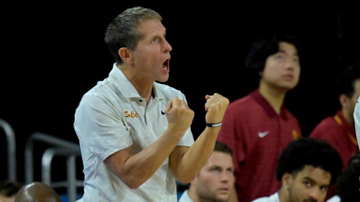 USC Trojans head coach Eric Musselman 