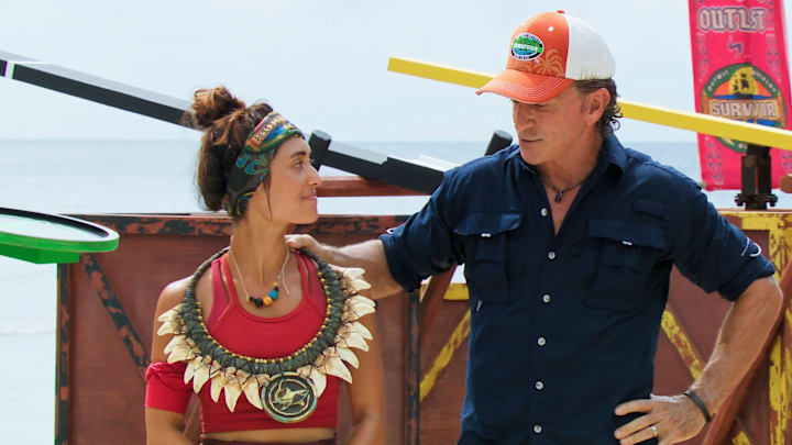 “The Die Is Cast” – With the biggest reward of the season on the line, one member of a newly established alliance hopes to earn the extra sustenance to propel themselves further in the game. Castaways’ advantages come into focus as the days left in the game dwindle. Then, one alliance member must decide if they should flip against one of their own at a jaw-dropping tribal council, on SURVIVOR, Wednesday, Dec. 10. Photo: CBS ©2025 CBS Broadcasting, Inc. All Rights Reserved. “The Die Is Cast” – With the biggest reward of the season on the line, one member of a newly established alliance hopes to earn the extra sustenance to propel themselves further in the game. Castaways’ advantages come into focus as the days left in the game dwindle. Then, one alliance member must decide if they should flip against one of their own at a jaw-dropping tribal council, on SURVIVOR, Wednesday, Dec. 10. Photo: CBS ©2025 CBS Broadcasting, Inc. All Rights Reserved.