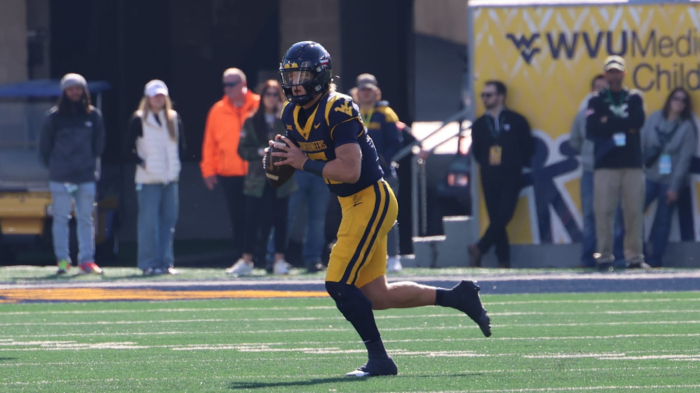 WVU QB Scotty Fox Jr. Dealing with Minor Injury, Expected to be Limited for Spring Game