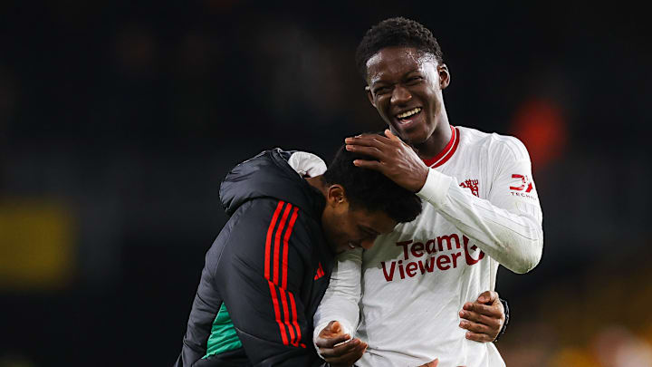 Amad Diallo and Kobbie Mainoo