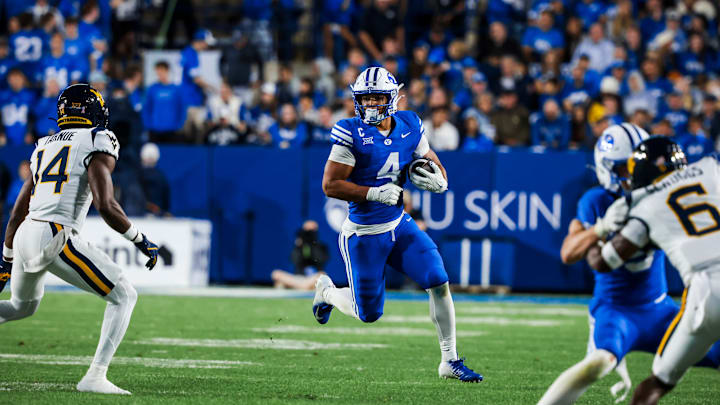 BYU RB LJ Martin against WVU BYU RB LJ Martin against WVU