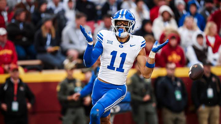 BYU safety Faletau Satuala against Iowa State BYU safety Faletau Satuala against Iowa State