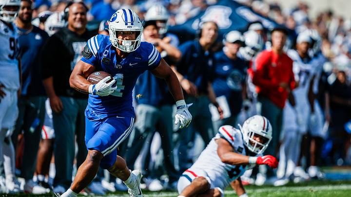 BYU RB LJ Martin against Arizona BYU RB LJ Martin against Arizona
