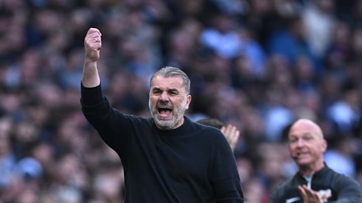 Ange Postecoglou on the touchline 