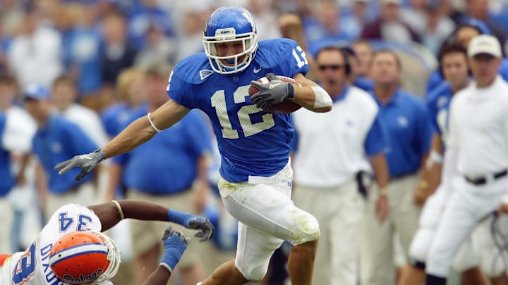 Derek Abney runs for yardage