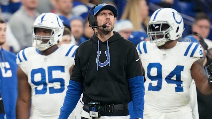 Indianapolis Colts head coach Shane Steichen