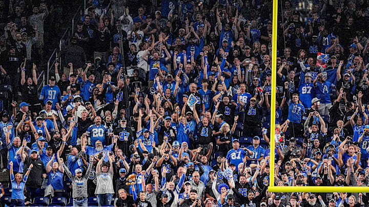 Detroit Lions fans. Detroit Lions fans.