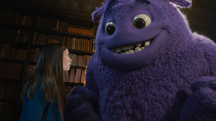 Cailey Fleming and BLUE star in Paramount Pictures' "IF." - credit: Paramount Pictures