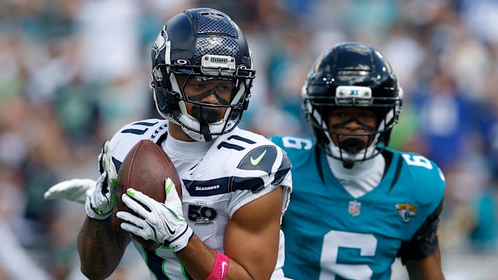 Jaxon Smith-Njigba of the Seattle Seahawks