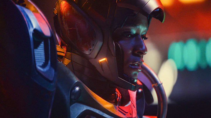 Ironheart/Riri Williams (Dominique Thorne) in Marvel Television's IRONHEART. Photo courtesy of Marvel. © 2025 Marvel. All Rights Reserved.