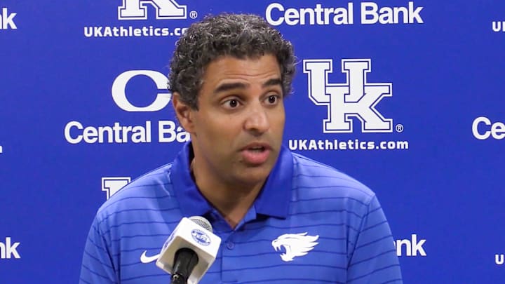 THUMBNAIL ONLY! Kentucky football Offensive Coordinator Bush Hamdan talks about QB Cutter BoleyAug. 1,, 2025.