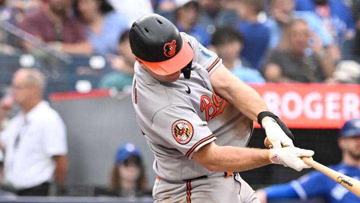 Sep 12, 2026; Toronto, Ontario, CAN; Baltimore Orioles first baseman Pete Alonso (25) hits a two run home run against the Toronto Blue Jays in the seventh inning at Rogers Centre. Mandatory Credit: Dan Hamilton-Imagn Images Sep 12, 2026; Toronto, Ontario, CAN; Baltimore Orioles first baseman Pete Alonso (25) hits a two run home run against the Toronto Blue Jays in the seventh inning at Rogers Centre. Mandatory Credit: Dan Hamilton-Imagn Images