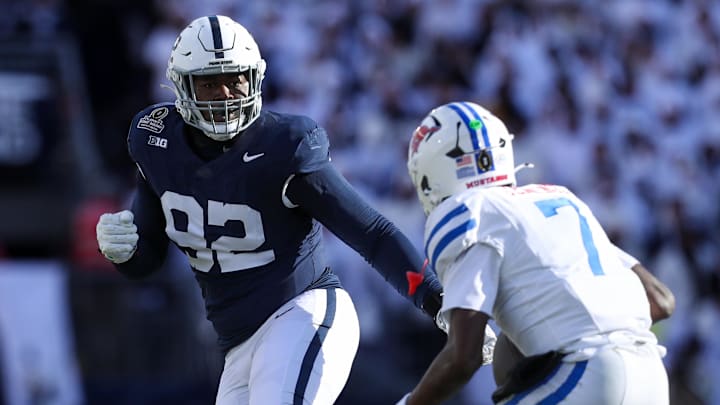 UNC DE Smith Vilbert at Penn State last season. 