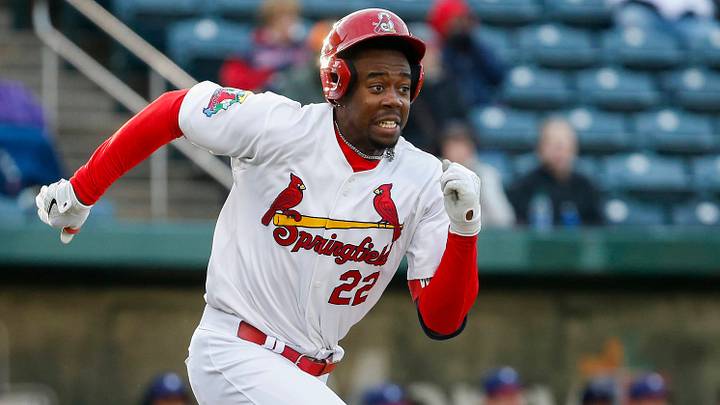 Jordan Walker, of the Springfield Cardinals, during opening day at Hammons Field on Friday, April 8, 2022.

Openingday0485