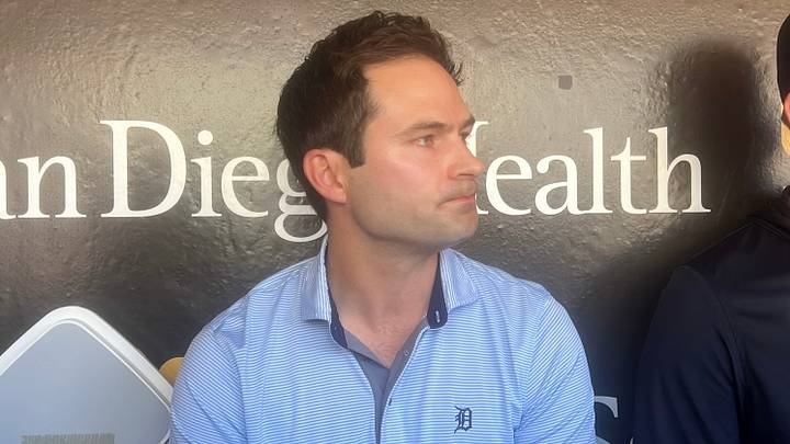 Detroit Tigers president of baseball operations Scott Harris USA Network via Reuters Connect Detroit Tigers president of baseball operations Scott Harris USA Network via Reuters Connect