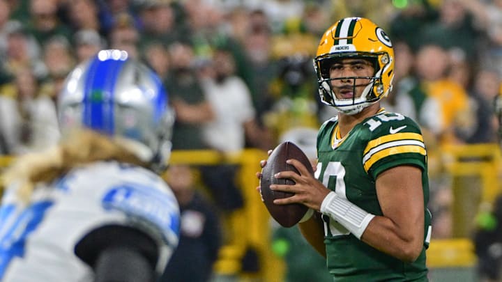 Green Bay Packers quarterback Jordan Love will lead the team into a Week 1 home game against the Detroit Lions.